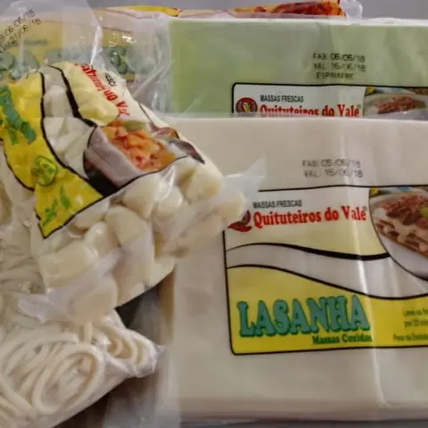 Massa de lasanha e macarrão fresco Quituteiros do Vale